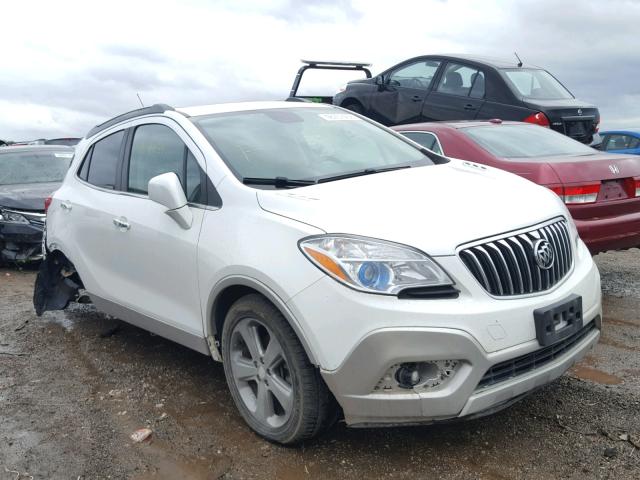 KL4CJGSB9DB172081 - 2013 BUICK ENCORE WHITE photo 1