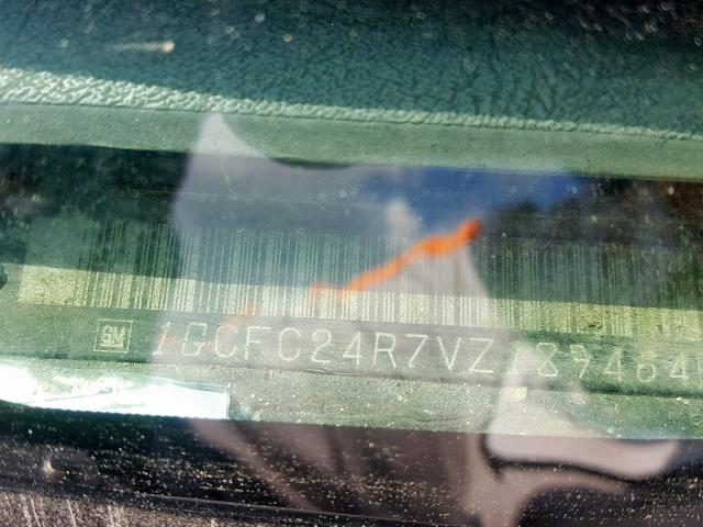 1GCFC24R7VZ189464 - 1997 CHEVROLET GMT-400 C2 GREEN photo 10