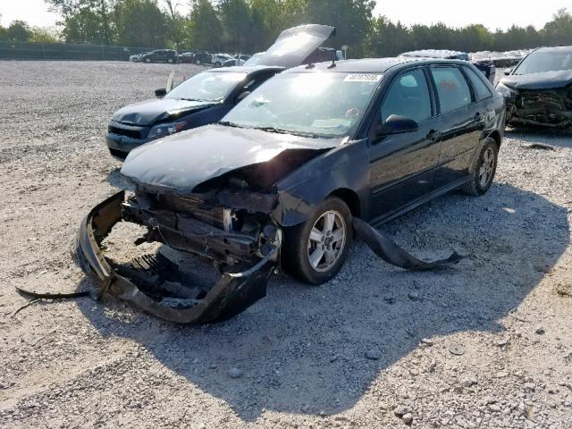 1G1ZT64824F240776 - 2004 CHEVROLET MALIBU MAX 黑色 照片 2