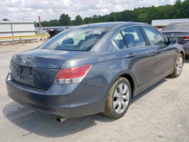 1HGCP2F85AA088669 - 2010 HONDA ACCORD EXL GRAY photo 4