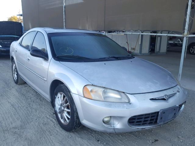 1C3EL56U91N537916 - 2001 CHRYSLER SEBRING LX GRAY photo 1