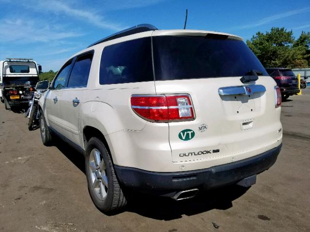 5GZEV33787J169185 - 2007 SATURN OUTLOOK SP თეთრი ფოტო 3