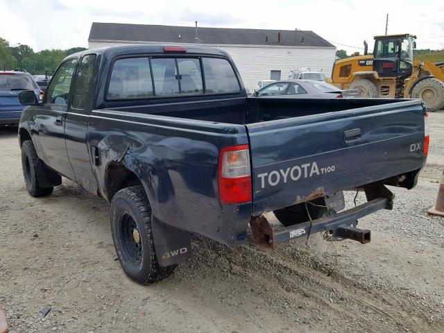 JT4VD22E5S0016387 - 1995 TOYOTA T100 XTRAC GREEN photo 3