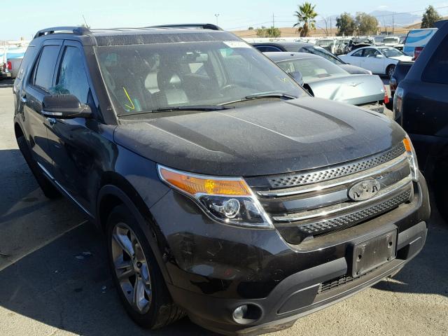 1FM5K7F81FGC26100 - 2015 FORD EXPLORER L BLACK photo 1