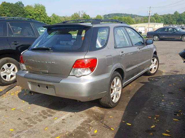 JF1GG68505H815083 - 2005 SUBARU IMPREZA OU SILVER photo 4