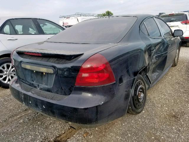 2G2WP552961165219 - 2006 PONTIAC GRAND PRIX BLACK photo 4