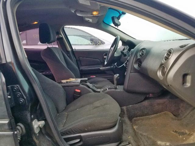 2G2WP552961165219 - 2006 PONTIAC GRAND PRIX BLACK photo 5