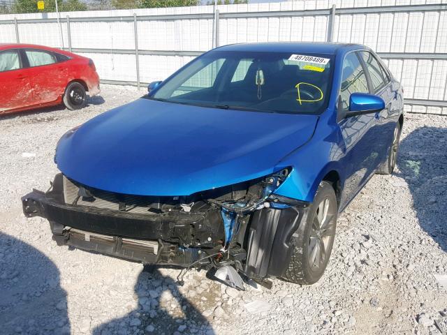4T1BF1FKXHU728415 - 2017 TOYOTA CAMRY LE BLUE photo 9