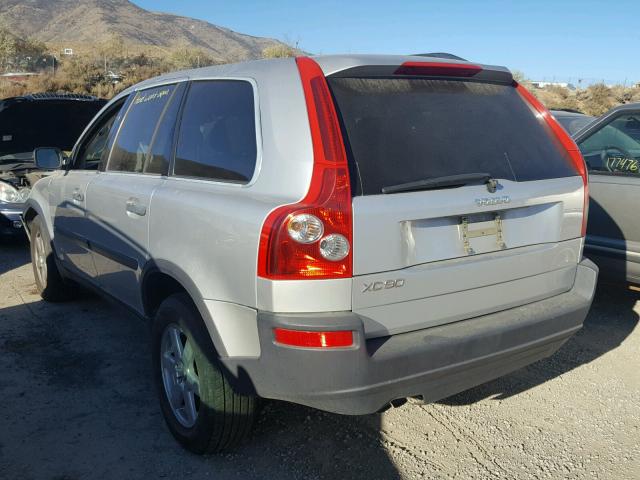 YV1CY592051185797 - 2005 VOLVO XC90 SILVER photo 3