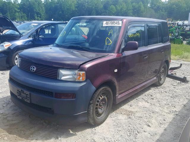 JTLKT334154002022 - 2005 TOYOTA SCION XB 栗色 照片 2