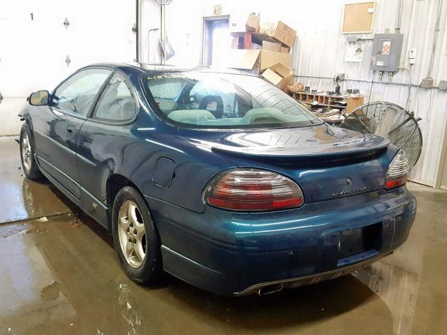 1G2WP12K4VF281240 - 1997 PONTIAC GRAND PRIX GREEN photo 3