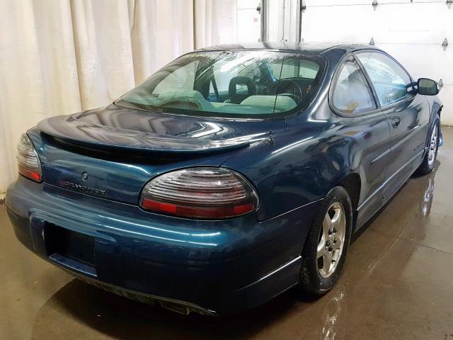 1G2WP12K4VF281240 - 1997 PONTIAC GRAND PRIX GREEN photo 4