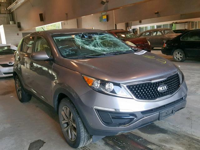 KNDPB3AC7E7668640 - 2014 KIA SPORTAGE B GRAY photo 1