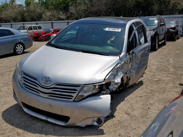 4T3ZK3BB9BU041498 - 2011 TOYOTA VENZA SILVER photo 2