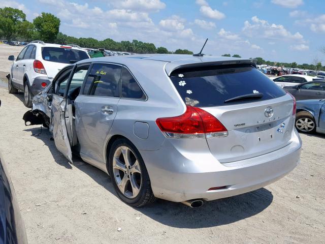 4T3ZK3BB9BU041498 - 2011 TOYOTA VENZA SILVER photo 3