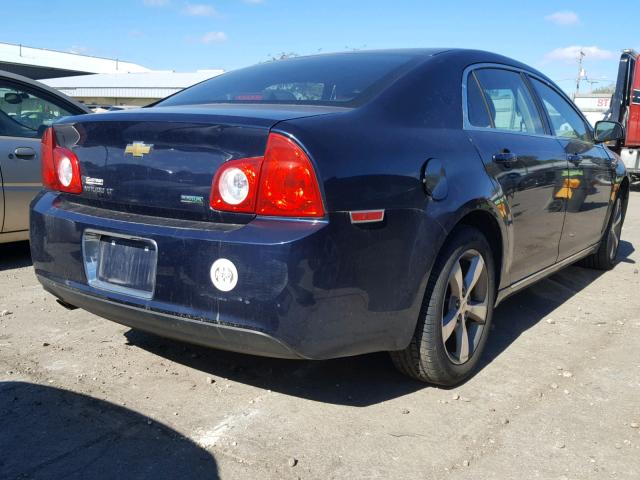 1G1ZC5EUXBF323018 - 2011 CHEVROLET MALIBU 1LT BLUE photo 4