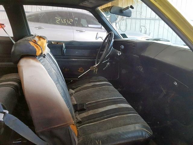 1X27G5W179141 - 1975 CHEVROLET NOVA YELLOW photo 5