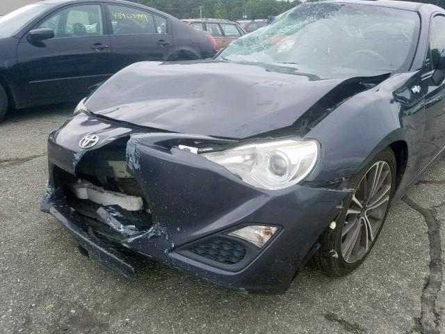 JF1ZNAA16D2733272 - 2013 TOYOTA SCION FR-S GRAY photo 10