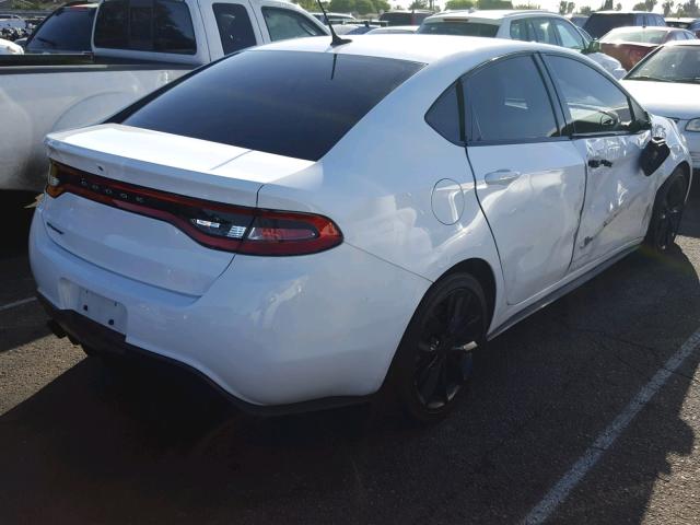 1C3CDFBB4GD729080 - 2016 DODGE DART SXT WHITE photo 4