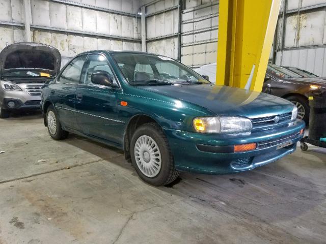 JF1GC2445PG505389 - 1993 SUBARU IMPREZA L GREEN photo 1