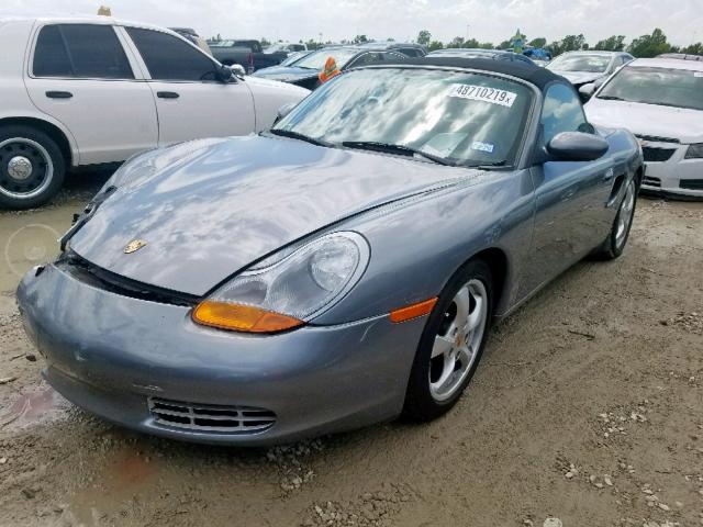 WP0CA29812U623606 - 2002 PORSCHE BOXSTER GRAY photo 2