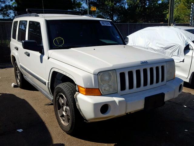 1J8HG48N96C155815 - 2006 JEEP COMMANDER თეთრი ფოტო 1