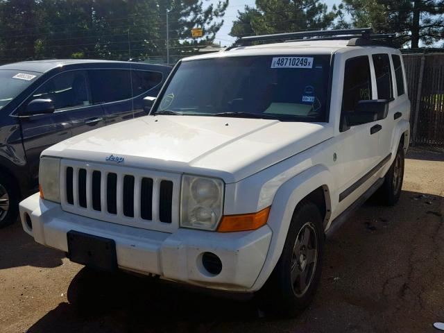 1J8HG48N96C155815 - 2006 JEEP COMMANDER თეთრი ფოტო 2