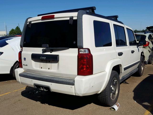 1J8HG48N96C155815 - 2006 JEEP COMMANDER თეთრი ფოტო 4