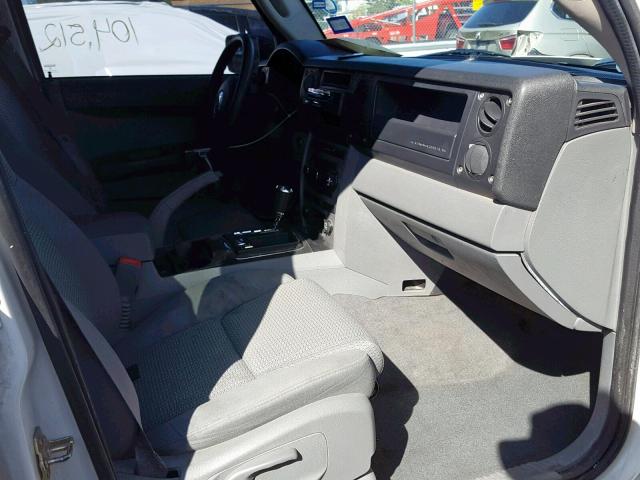 1J8HG48N96C155815 - 2006 JEEP COMMANDER თეთრი ფოტო 5