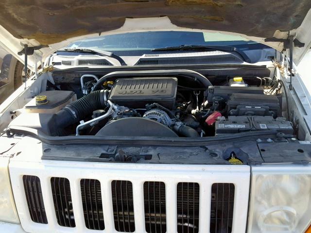 1J8HG48N96C155815 - 2006 JEEP COMMANDER თეთრი ფოტო 7