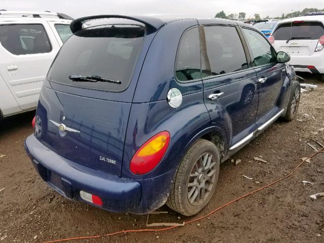 3C8FY588X4T330293 - 2004 CHRYSLER PT CRUISER BLUE photo 4