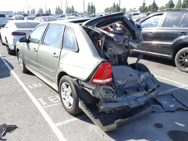 1G1ZT61806F156107 - 2006 CHEVROLET MALIBU MAX მწვანე ფოტო 3
