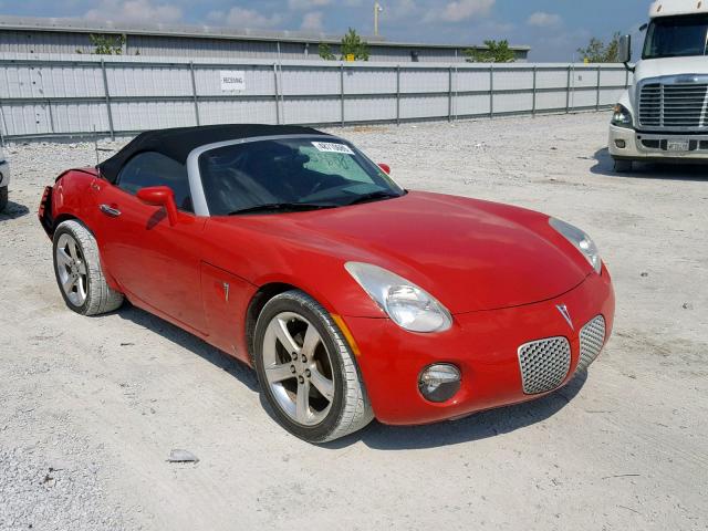 1G2MB33B86Y102140 - 2006 PONTIAC SOLSTICE RED photo 1