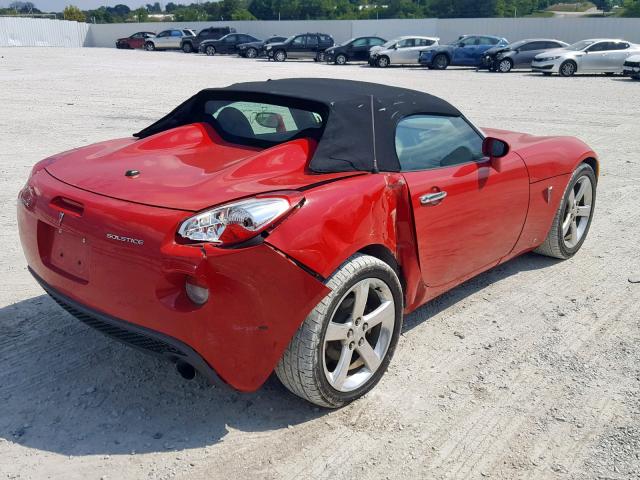 1G2MB33B86Y102140 - 2006 PONTIAC SOLSTICE RED photo 4