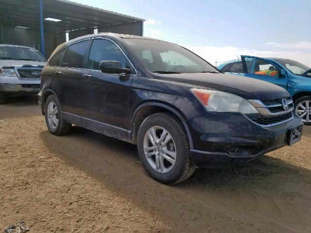 5J6RE4H77AL050258 - 2010 HONDA CR-V EXL BLACK photo 1