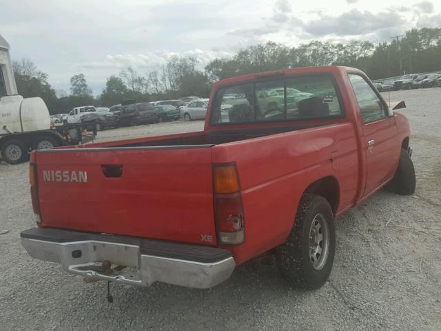 1N6SD11S0SC383777 - 1995 NISSAN TRUCK E/XE RED photo 4