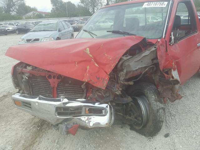 1N6SD11S0SC383777 - 1995 NISSAN TRUCK E/XE RED photo 9