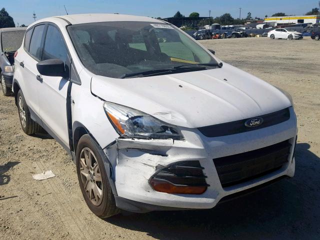 1FMCU0F75EUC22390 - 2014 FORD ESCAPE S WHITE photo 1