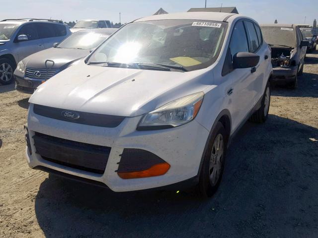 1FMCU0F75EUC22390 - 2014 FORD ESCAPE S WHITE photo 2