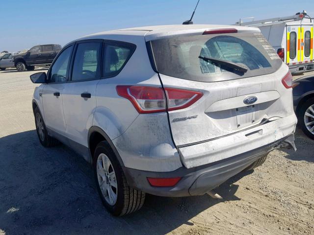 1FMCU0F75EUC22390 - 2014 FORD ESCAPE S WHITE photo 3