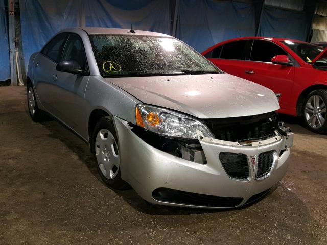 1G2ZF57B584268237 - 2008 PONTIAC G6 VALUE L SILVER photo 1