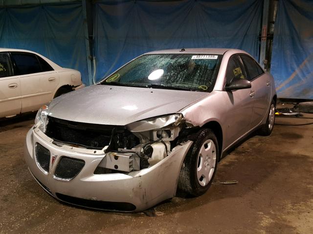 1G2ZF57B584268237 - 2008 PONTIAC G6 VALUE L SILVER photo 2