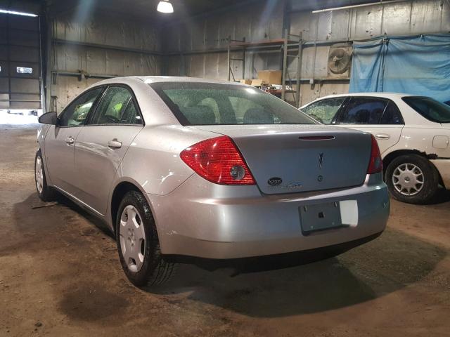 1G2ZF57B584268237 - 2008 PONTIAC G6 VALUE L SILVER photo 3