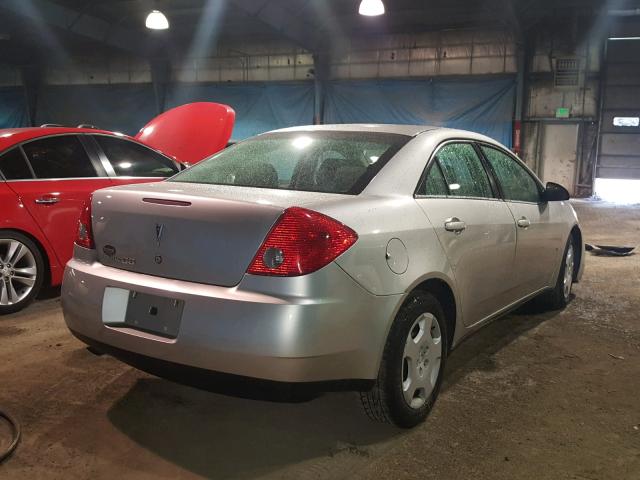 1G2ZF57B584268237 - 2008 PONTIAC G6 VALUE L SILVER photo 4