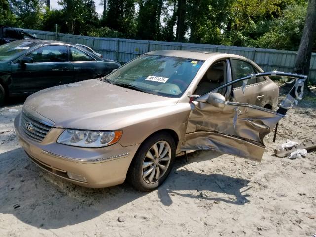 KMHFC46F98A264730 - 2008 HYUNDAI AZERA SE GOLD photo 2