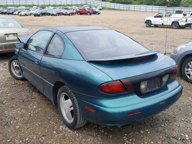 1G2JD12T4T7566555 - 1996 PONTIAC SUNFIRE GT GREEN photo 3