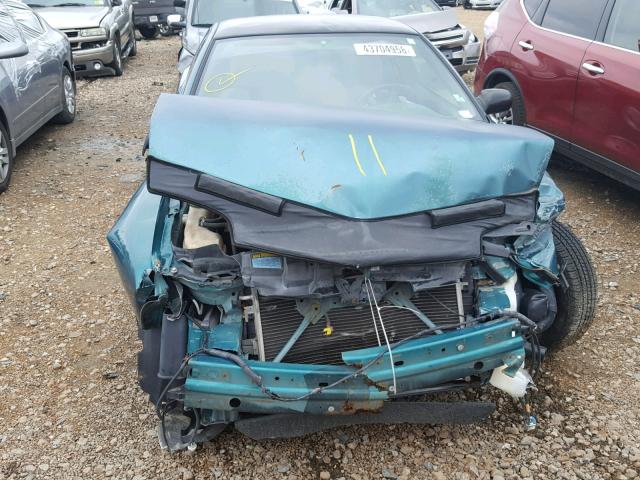 1G2JD12T4T7566555 - 1996 PONTIAC SUNFIRE GT GREEN photo 9