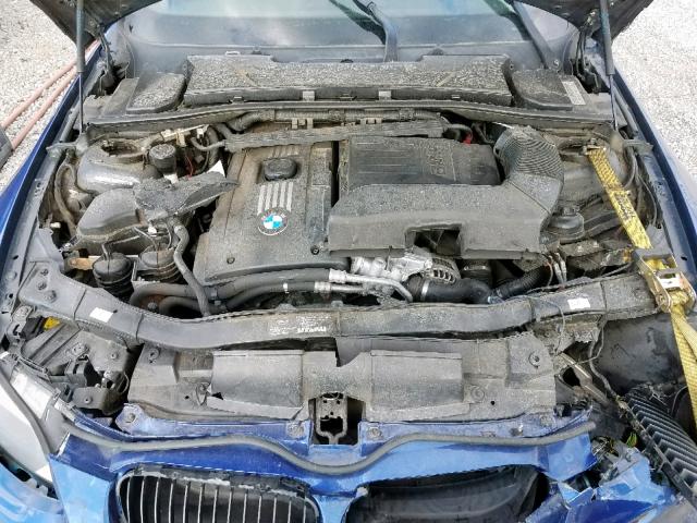 WBAKG1C54BE618474 - 2011 BMW 335 IS BLUE photo 7