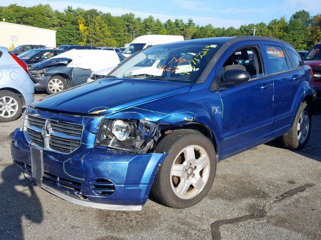 1B3HB48A59D223885 - 2009 DODGE CALIBER SX BLUE photo 2