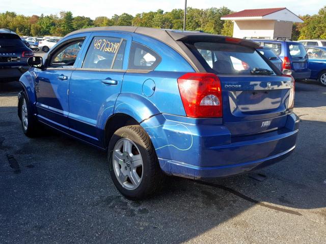 1B3HB48A59D223885 - 2009 DODGE CALIBER SX BLUE photo 3